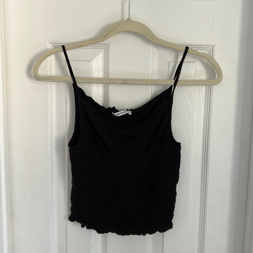 Caution to the wind cropped tank top slightly worn no tears